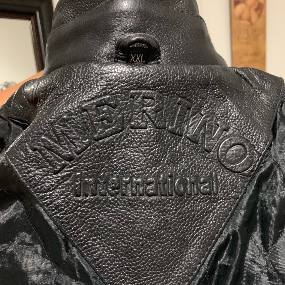 Custom Men’s Merino International Leather Coat - Picture 7 of 8